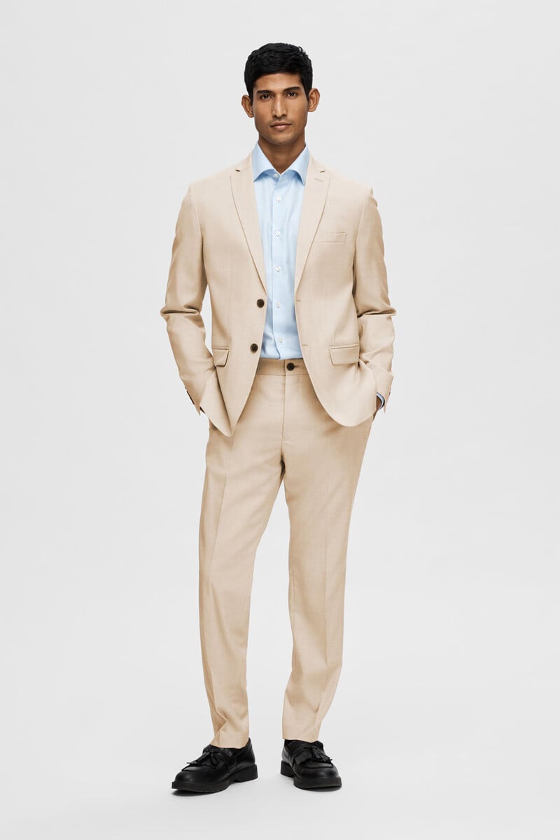 Cortefiel Americana De Traje Slim Fit Confeccionada Con Materiales Reciclados