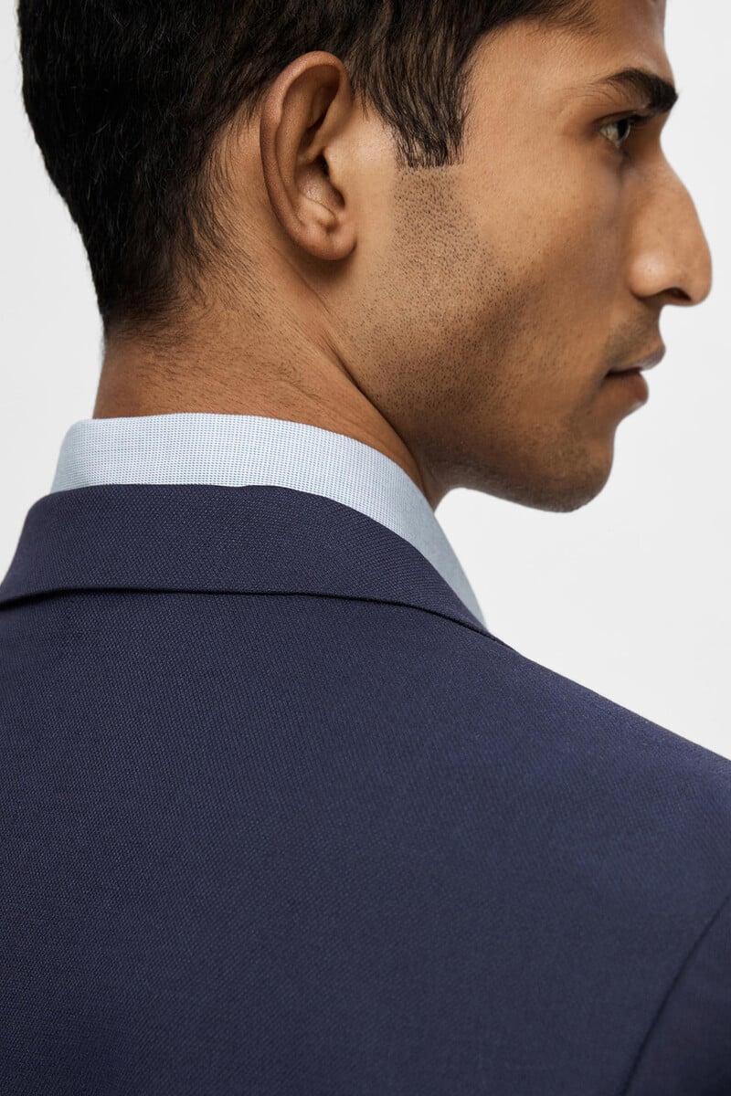 Cortefiel Americana De Traje Slim Fit Confeccionada Con Materiales Reciclados