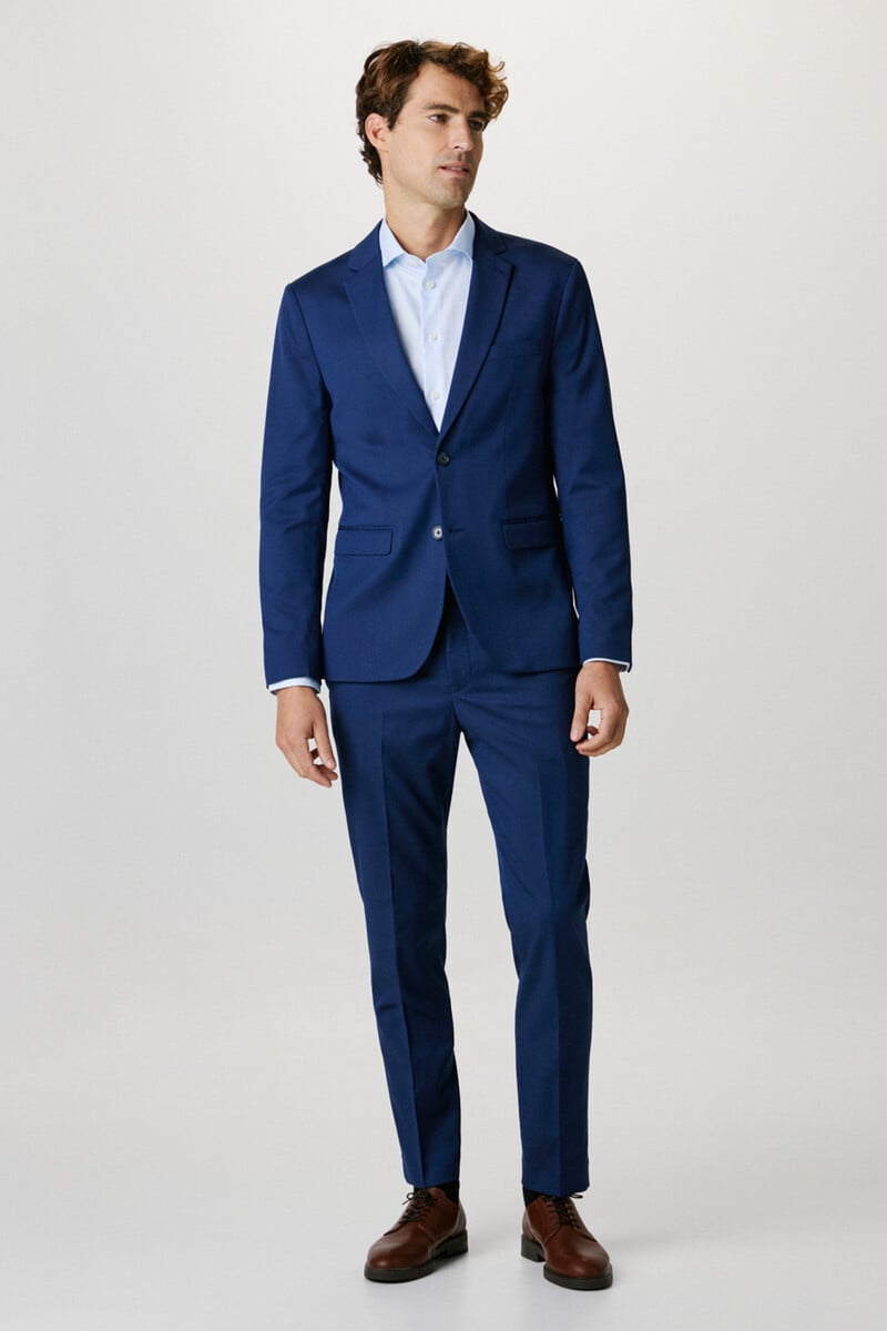 Cortefiel Americana De Traje Slim Fit Confeccionada Con Materiales Reciclados