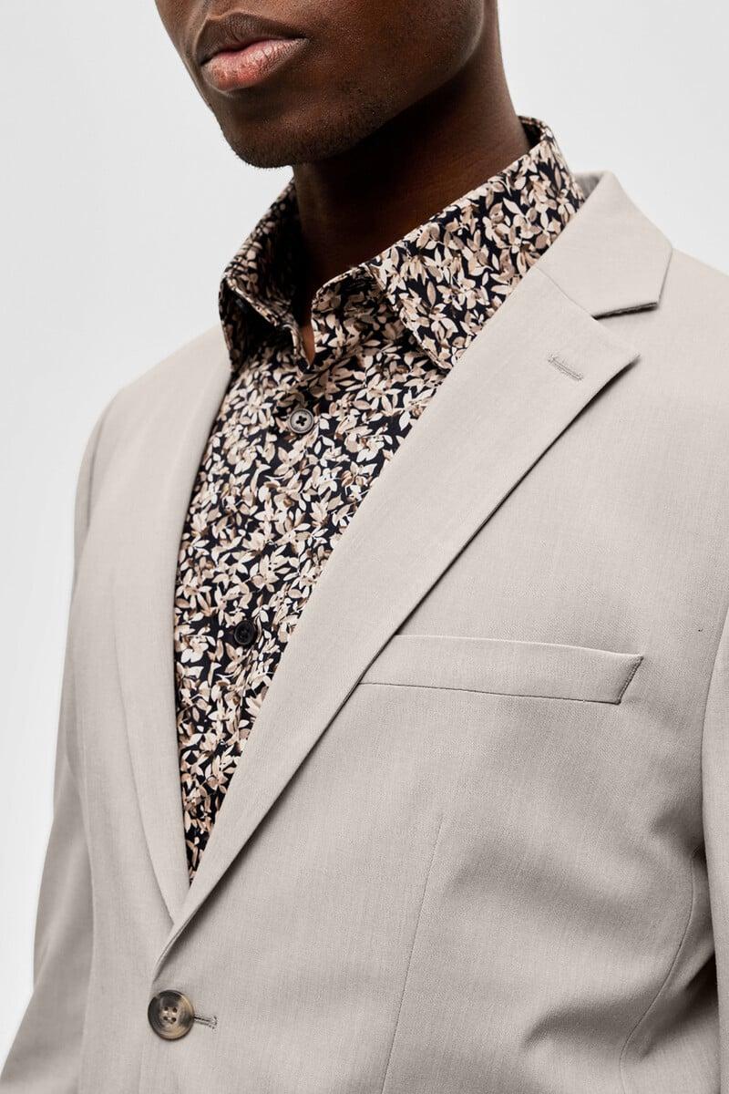 Cortefiel Americana Slim Fit Elaborada Con Materiales Reciclados