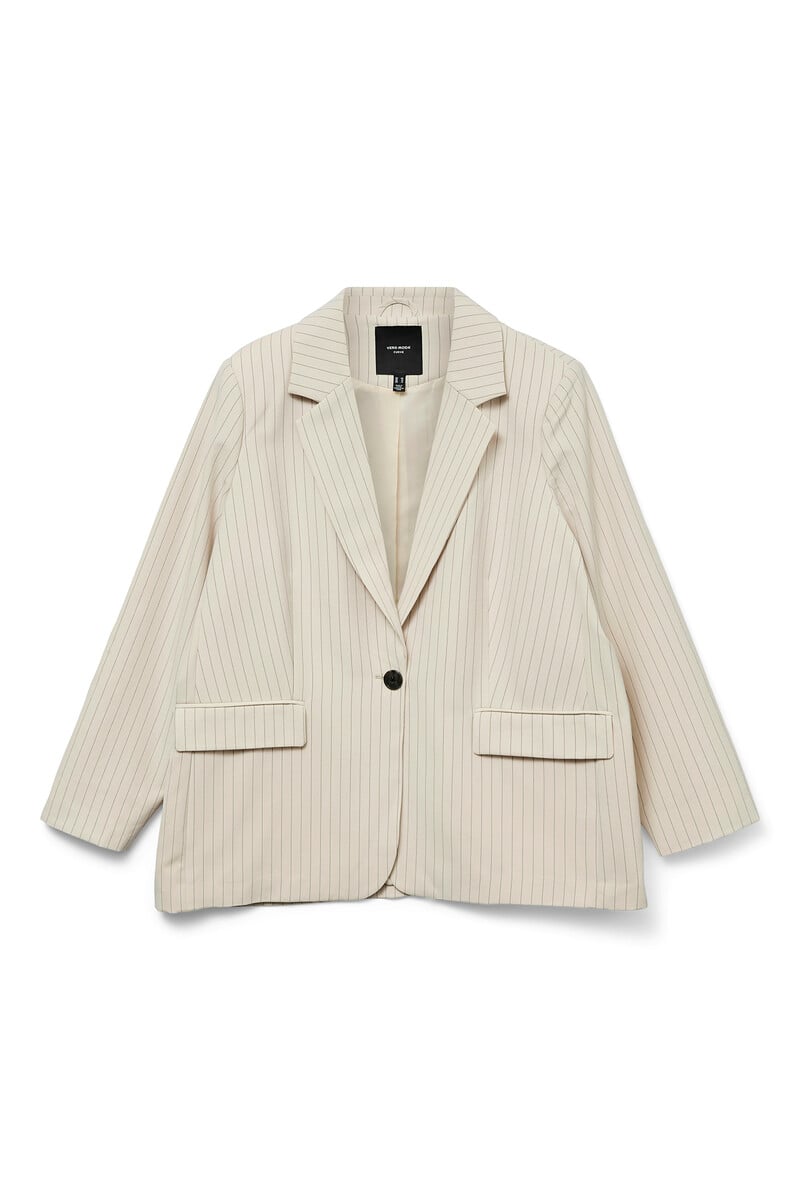 Cortefiel Blazer manga larga con solapa talla grande