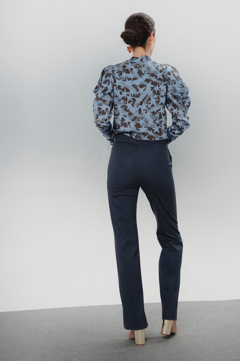 Cortefiel Blusa De Mujer Estampado Estrellas Andrea