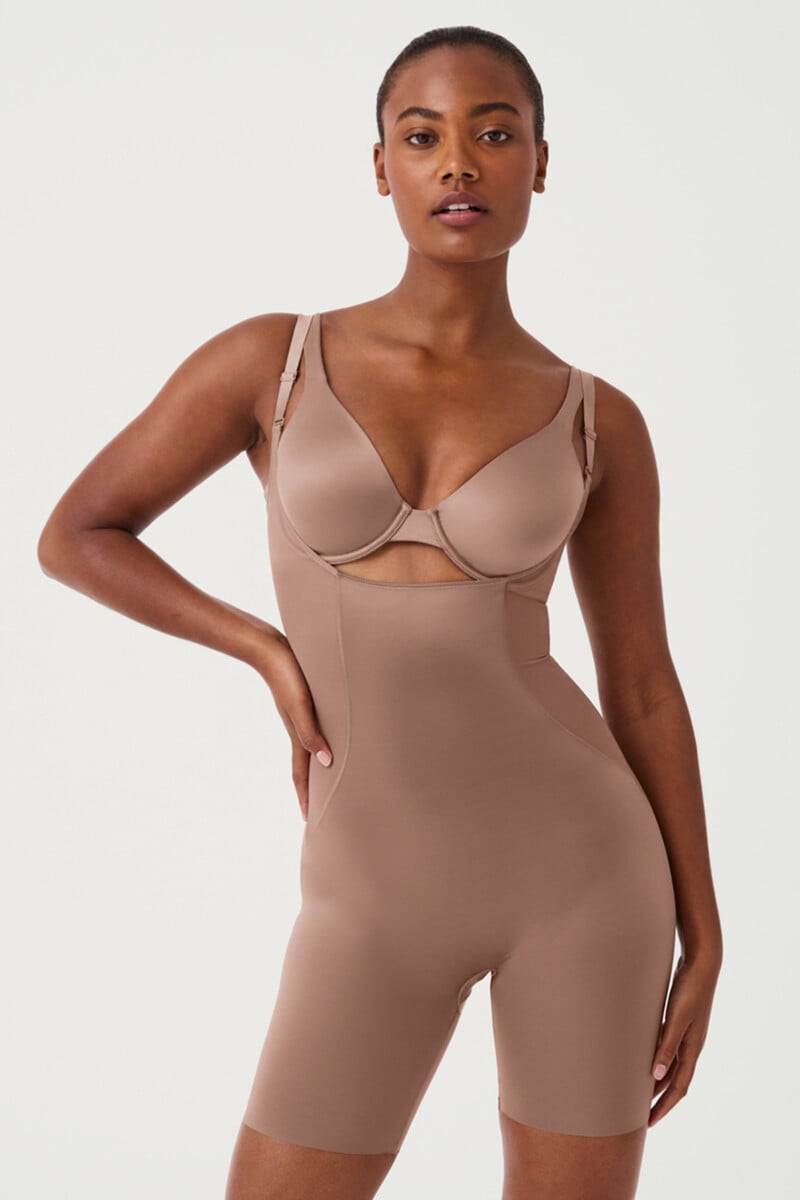 Cortefiel Body pantalón por debajo del pecho tul y satén Shaping satin