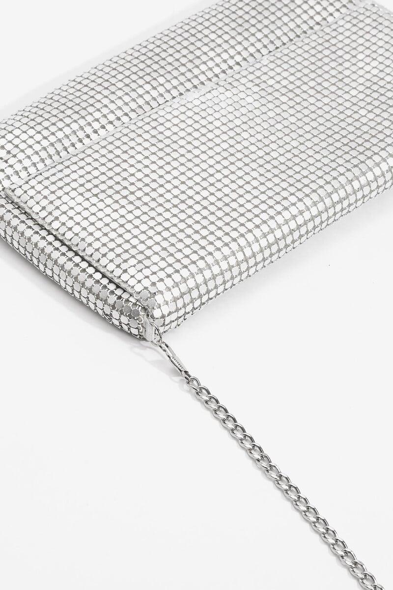 Cortefiel Bolso De Fiesta Bandolera Con Lentejuelas