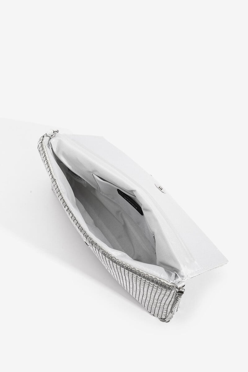 Cortefiel Bolso De Fiesta Bandolera Con Lentejuelas