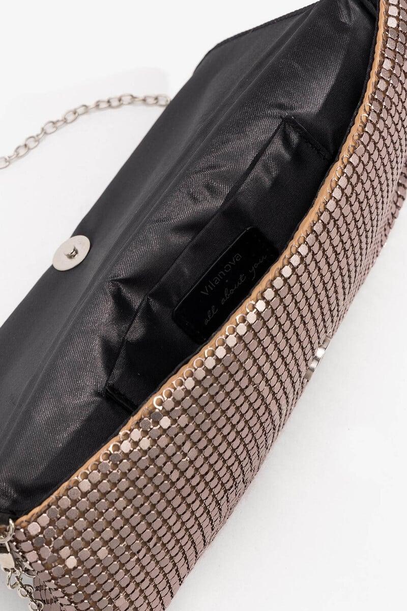 Cortefiel Bolso De Fiesta Bandolera Con Lentejuelas