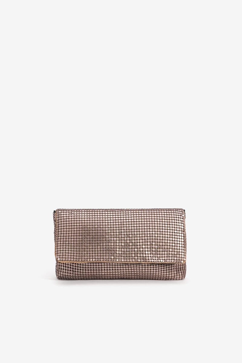 Cortefiel Bolso de fiesta bandolera con lentejuelas