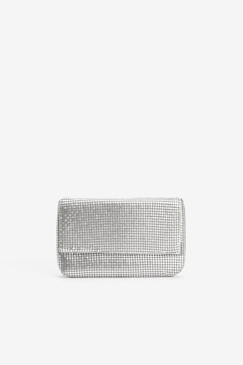 Cortefiel Bolso de fiesta bandolera con lentejuelas