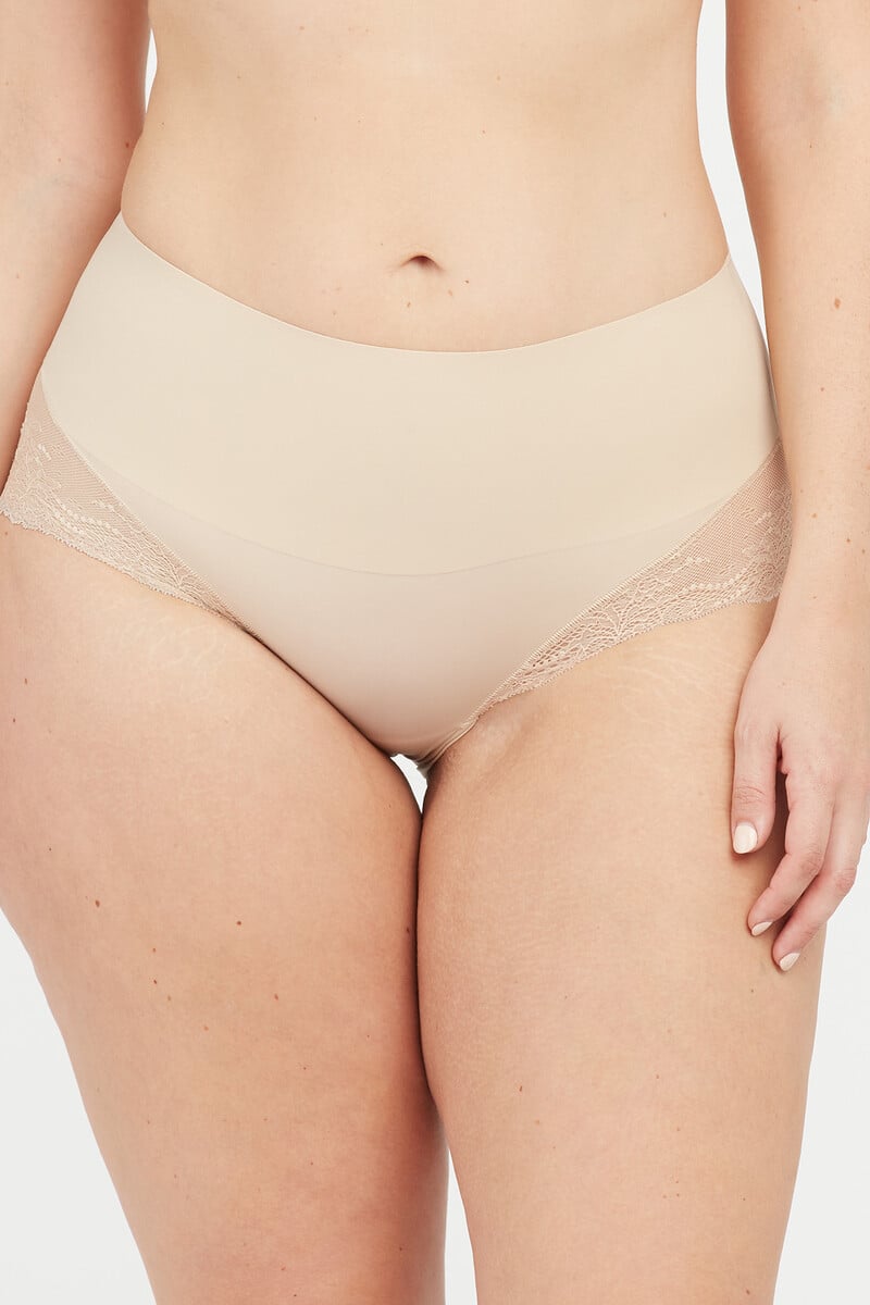 Cortefiel Braguita Moldeadora Invisible Encaje Nude Spanx