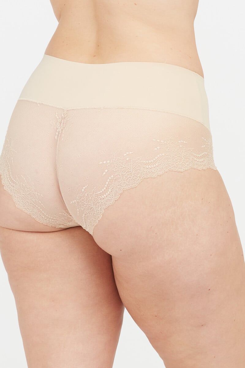 Cortefiel Braguita Moldeadora Invisible Encaje Nude Spanx