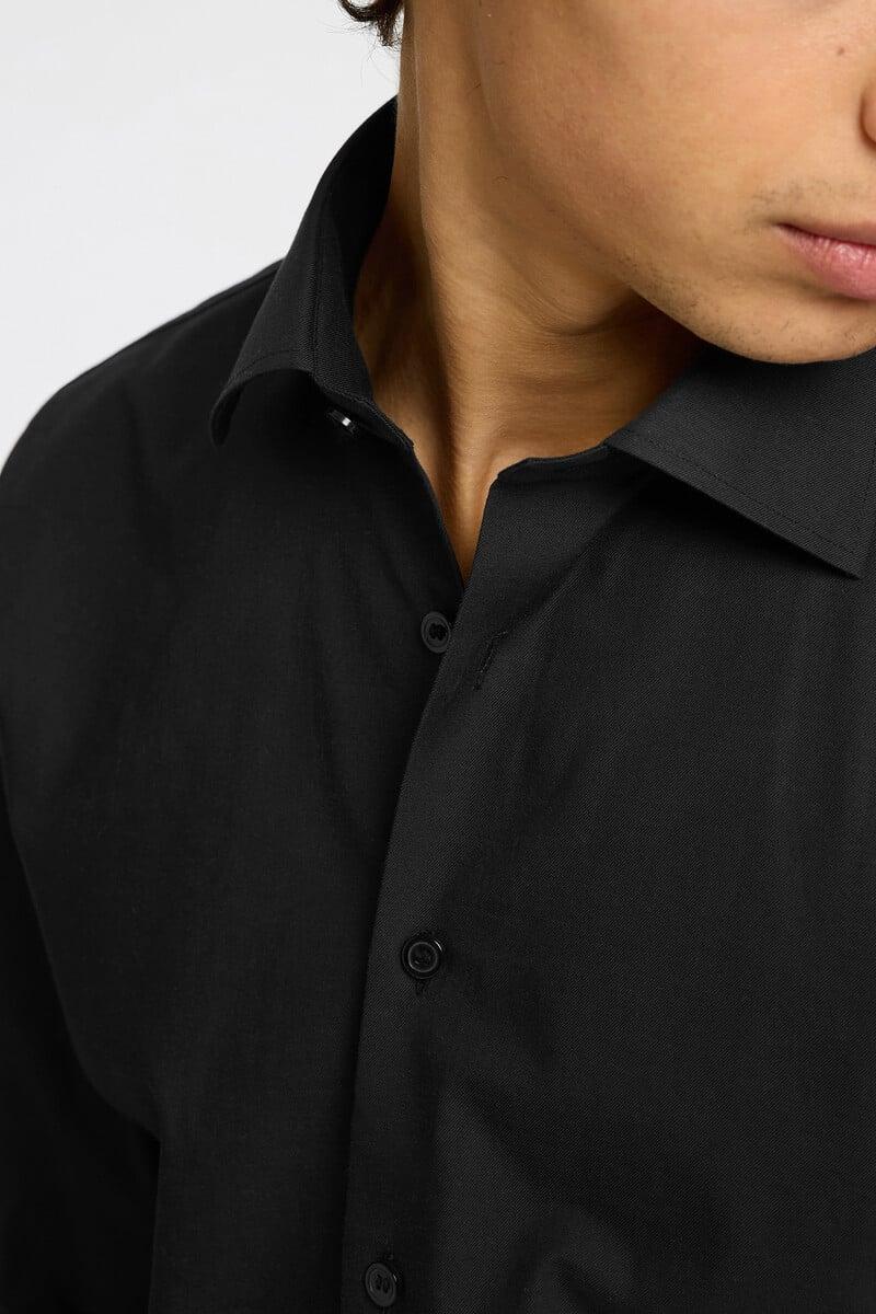 Cortefiel Camisa De Manga Larga De Vestir 100% Algodón