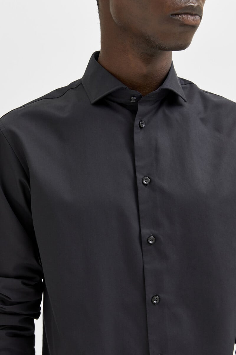 Cortefiel Camisa De Manga Larga De Vestir 100% Algodón