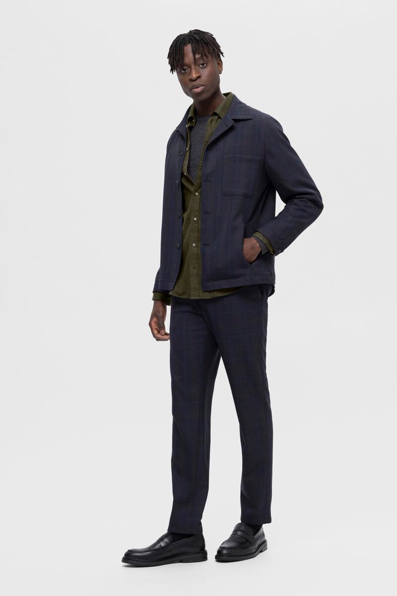 Cortefiel Camisa De Manga Larga Slim Fit Confeccionada Con Algodón Reciclado