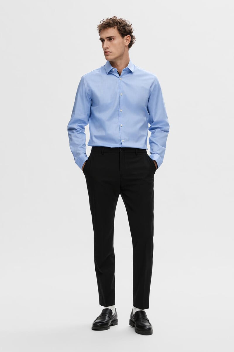 Cortefiel Camisa Formal De Vestir Slim Fit Confeccionada Con Algodón Orgánico
