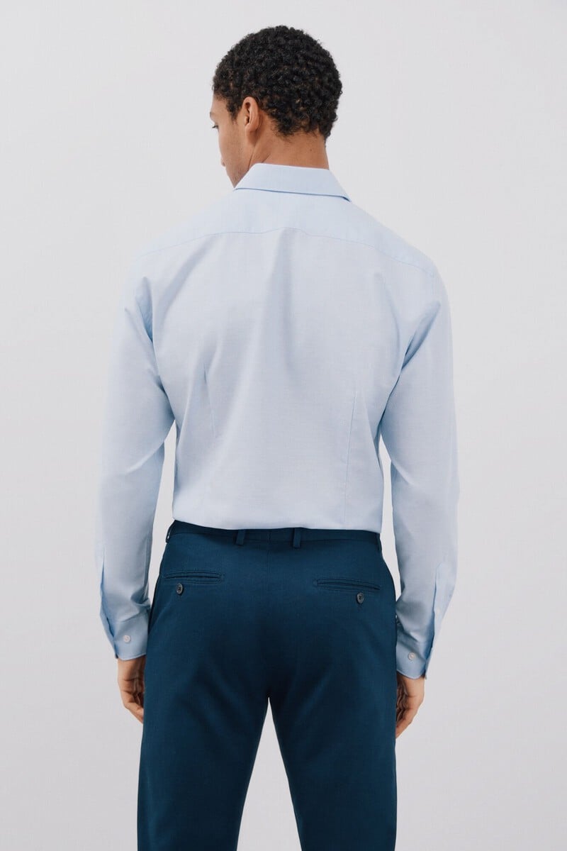 Cortefiel Camisa Vestir Otomán Slim Fit Fácil Plancha