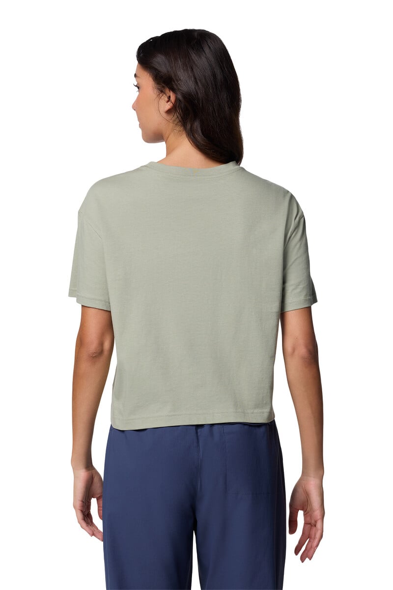 Cortefiel Camiseta Corta De Ajuste Relajado Con Estampado Rolling Bend™ De Columbia Para Mujer