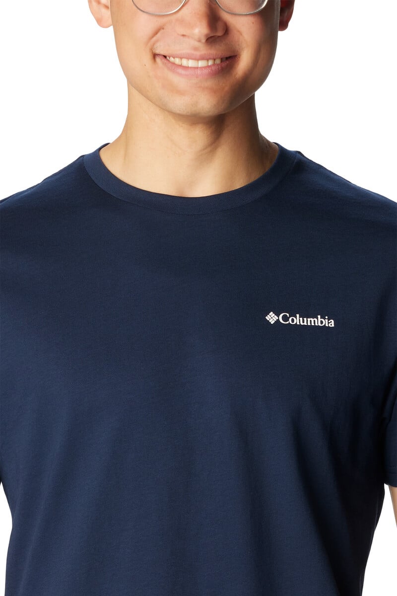Cortefiel Camiseta Manga Corta Columbia Hombre CSC Basic Logo™
