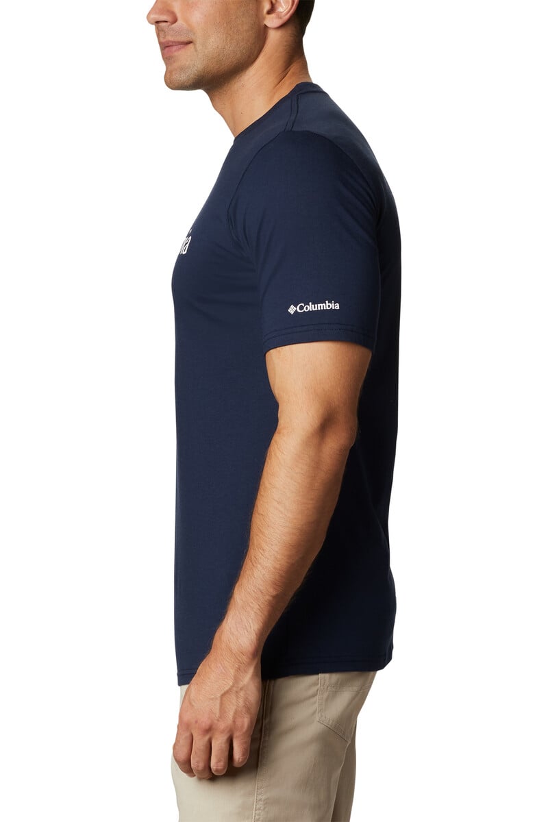 Cortefiel Camiseta Manga Corta Columbia Hombre CSC Basic Logo™
