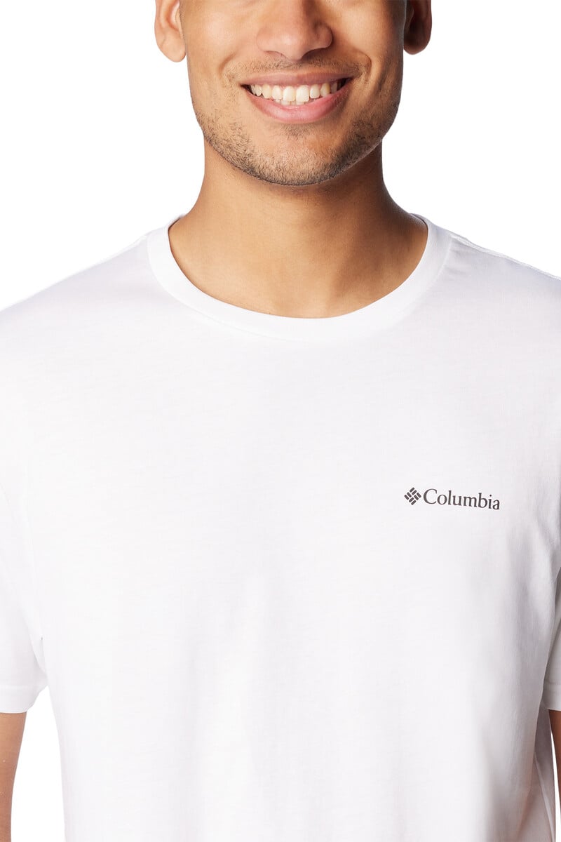 Cortefiel Camiseta Manga Corta Columbia Hombre CSC Basic Logo™