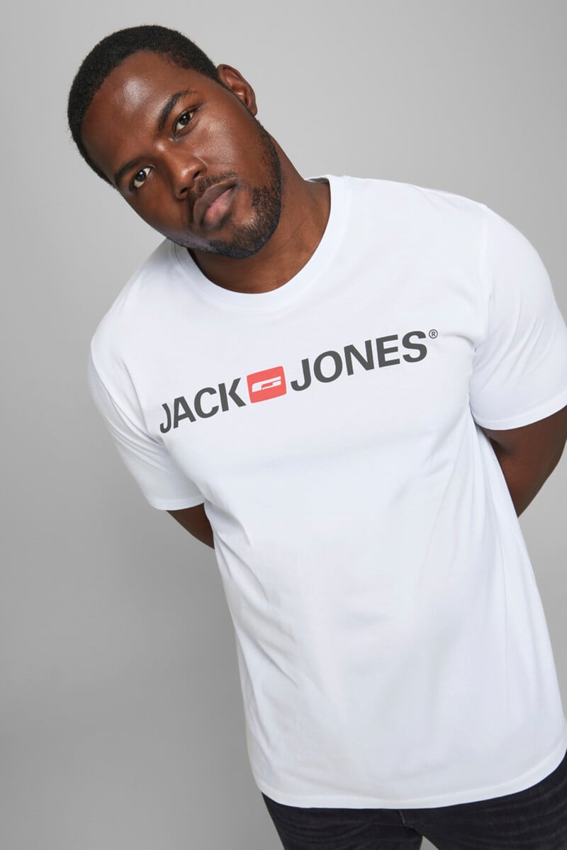 Cortefiel Camiseta Manga Corta Slim Algodón Orgánico PLUS