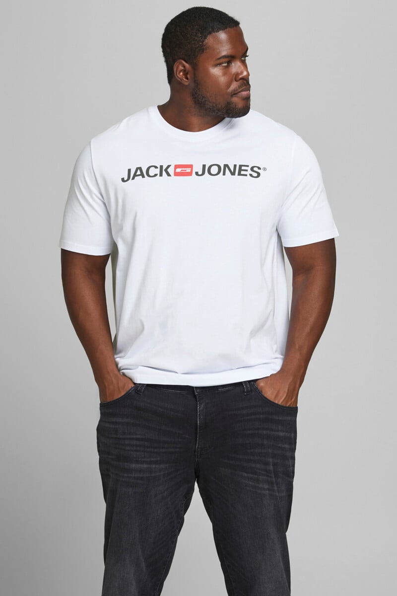 Cortefiel Camiseta Manga Corta Slim Algodón Orgánico PLUS