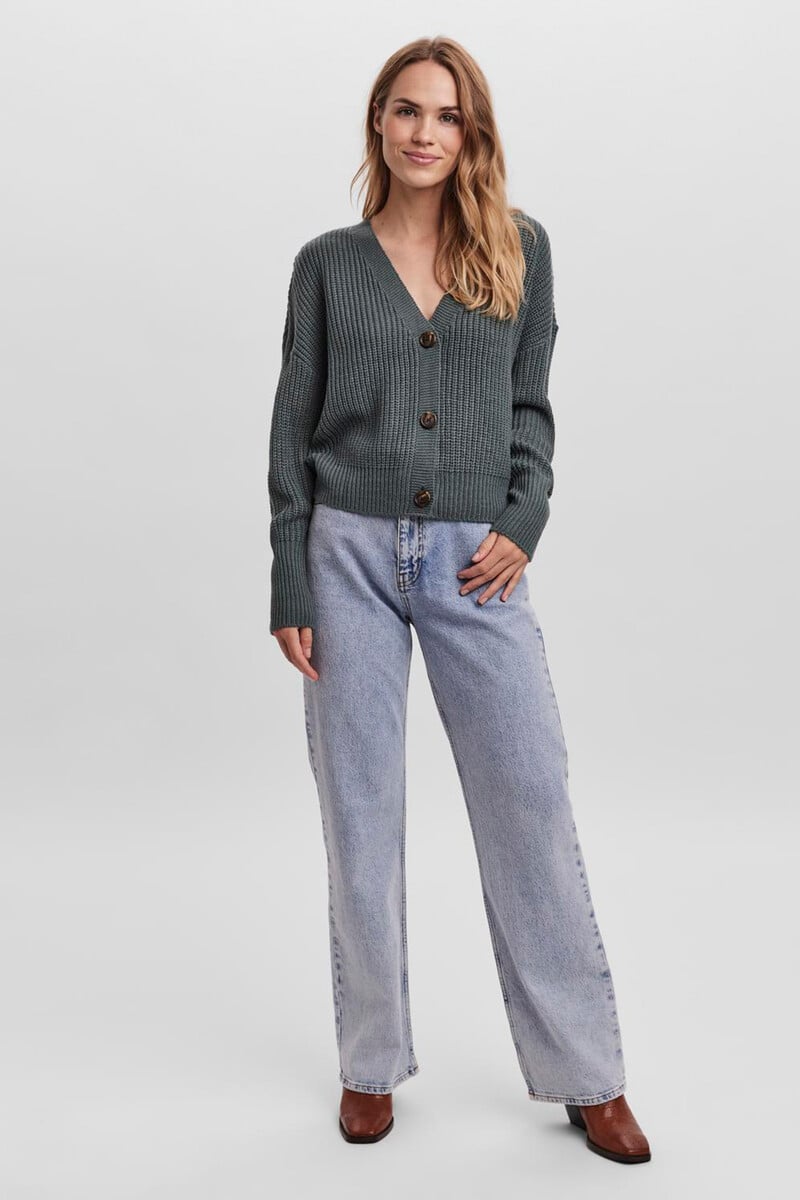 Cortefiel Cardigan De Mujer Manga Larga Con Botones