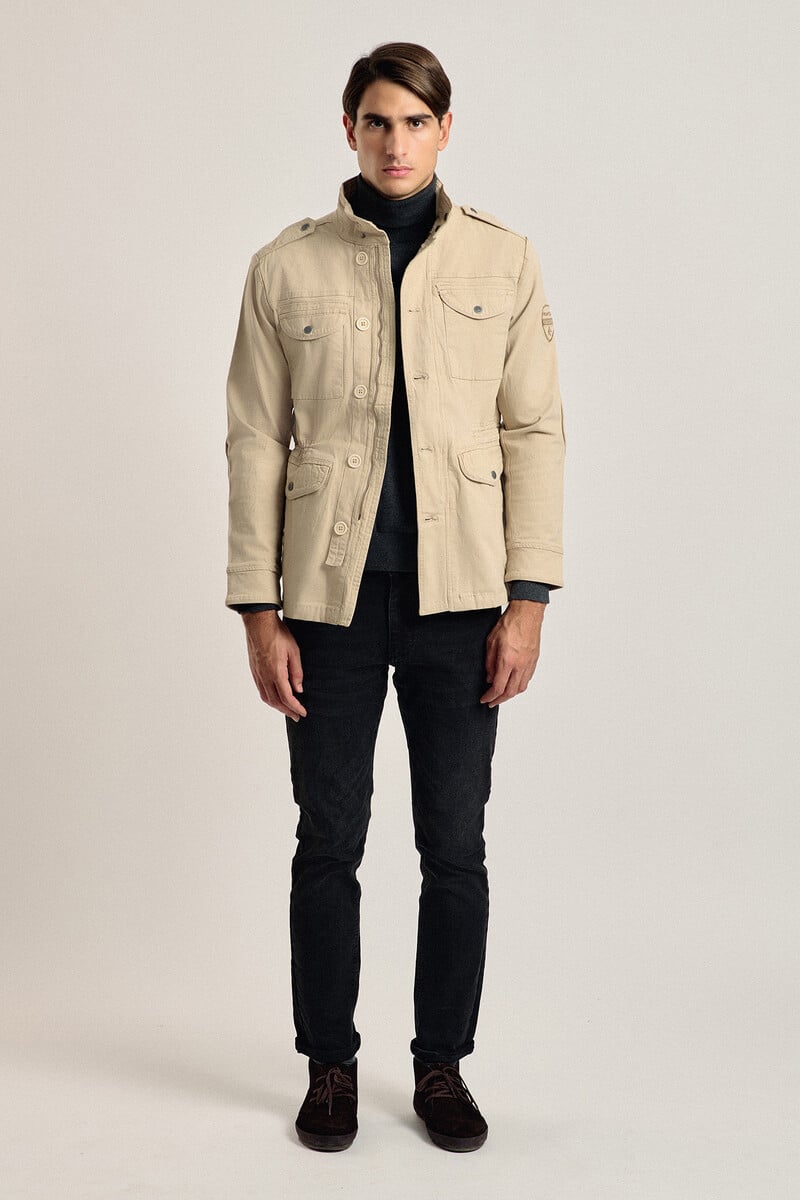 Cortefiel Chaqueta Sahariana Valecuatro Color Beige
