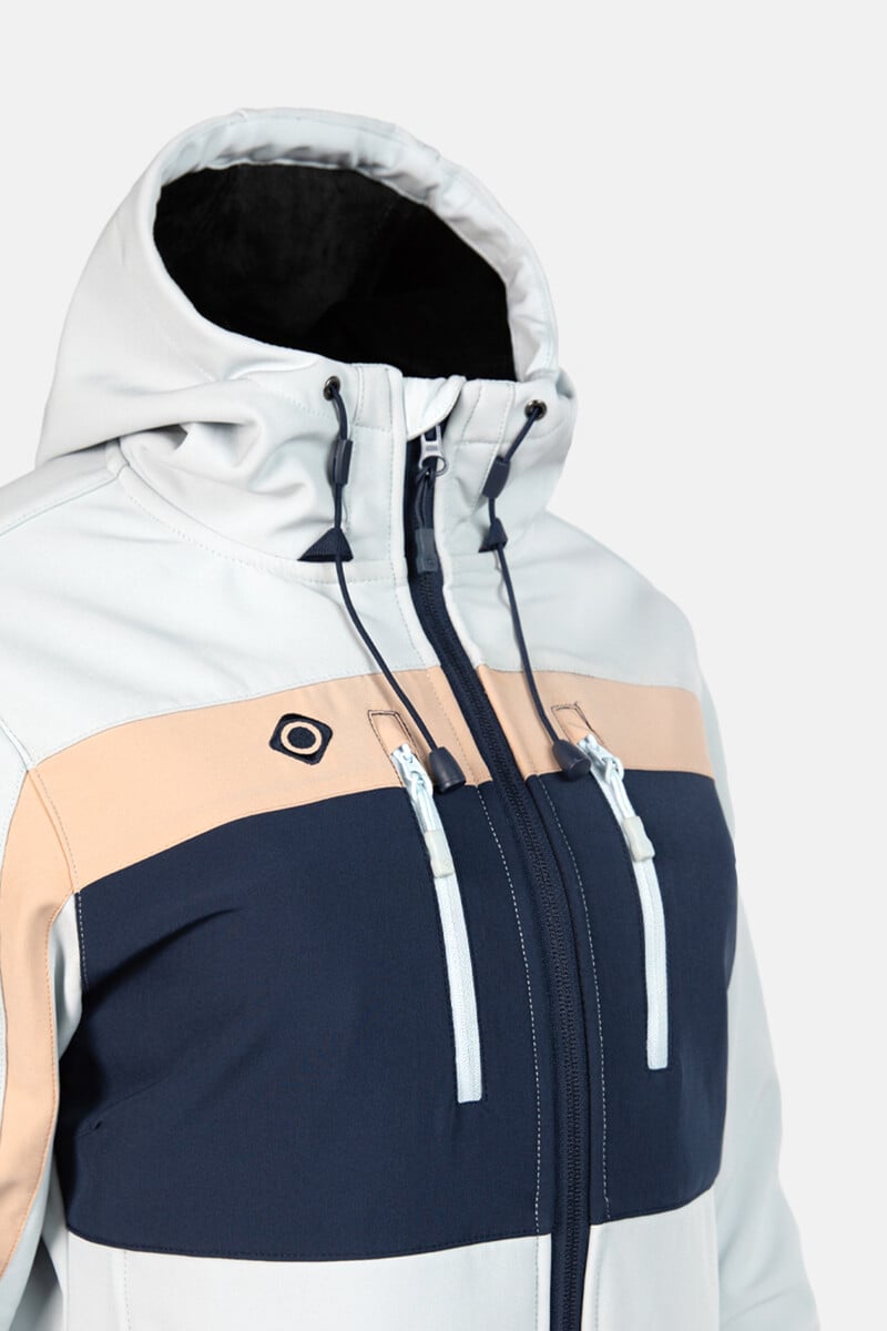 Cortefiel Chaqueta Softshell Cortavientos Con Capucha