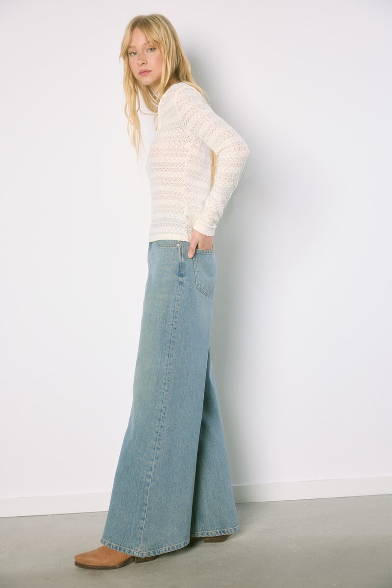 Cortefiel 0017 Jeans Wide Leg