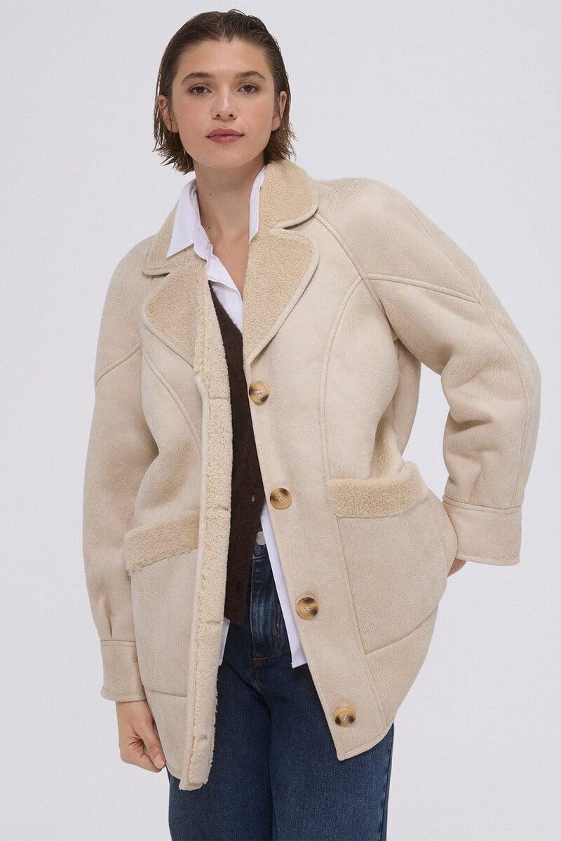 Cortefiel Abrigo Doble Faz