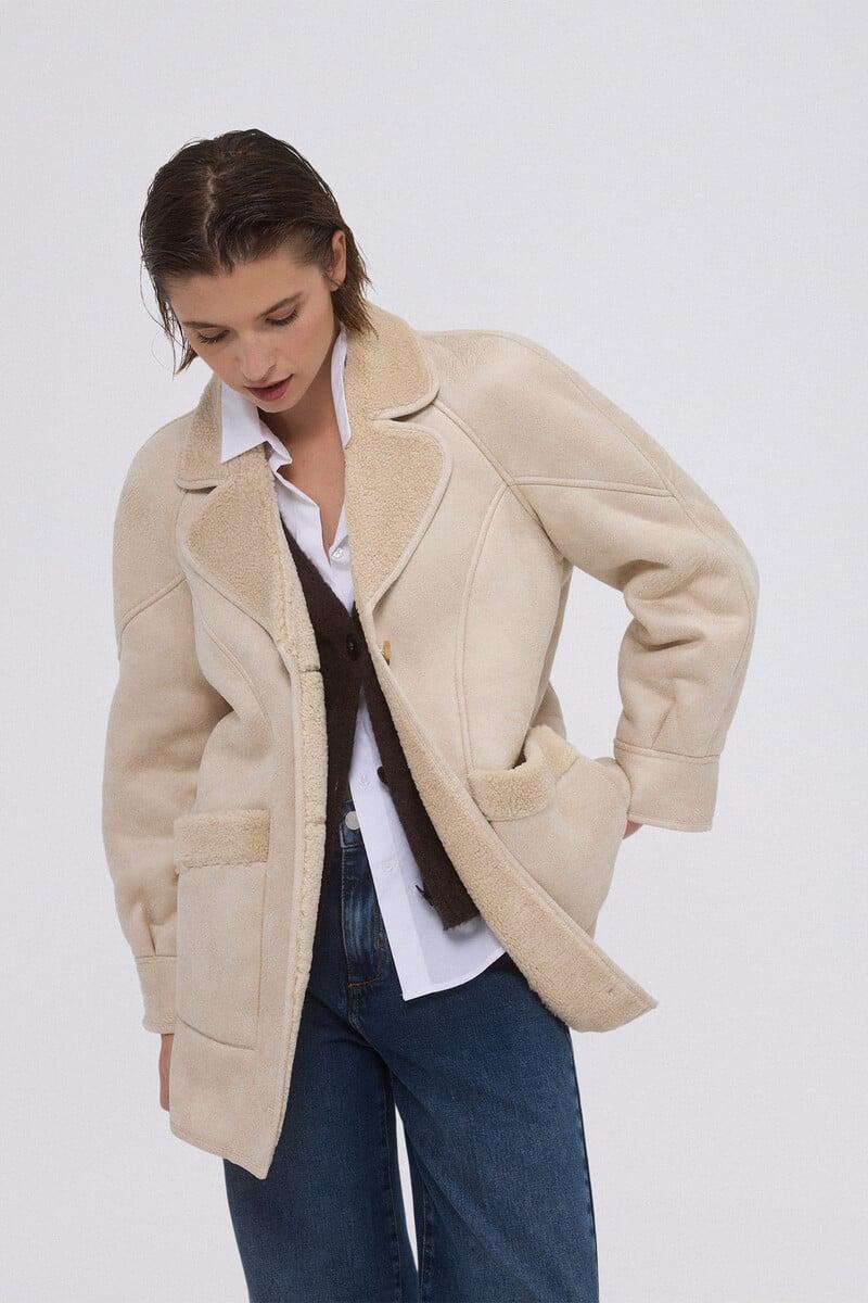 Cortefiel Abrigo Doble Faz