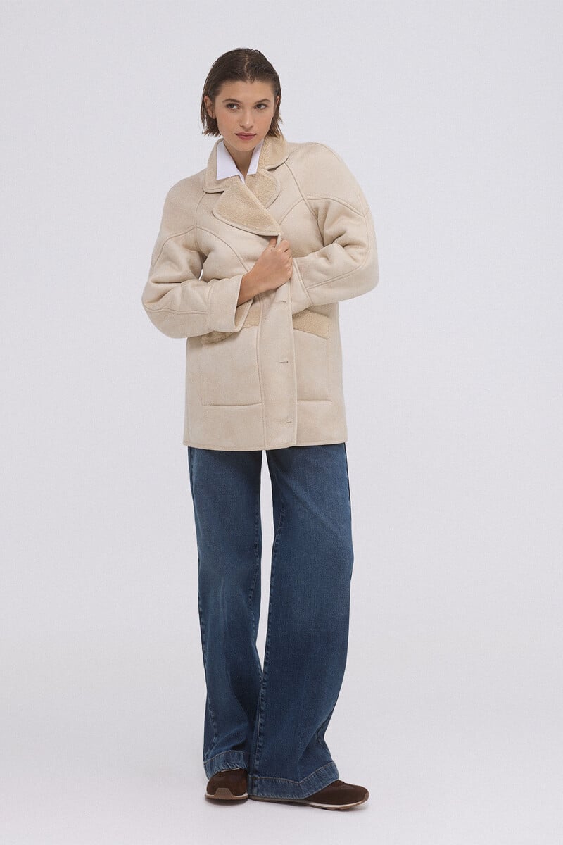 Cortefiel Abrigo doble faz