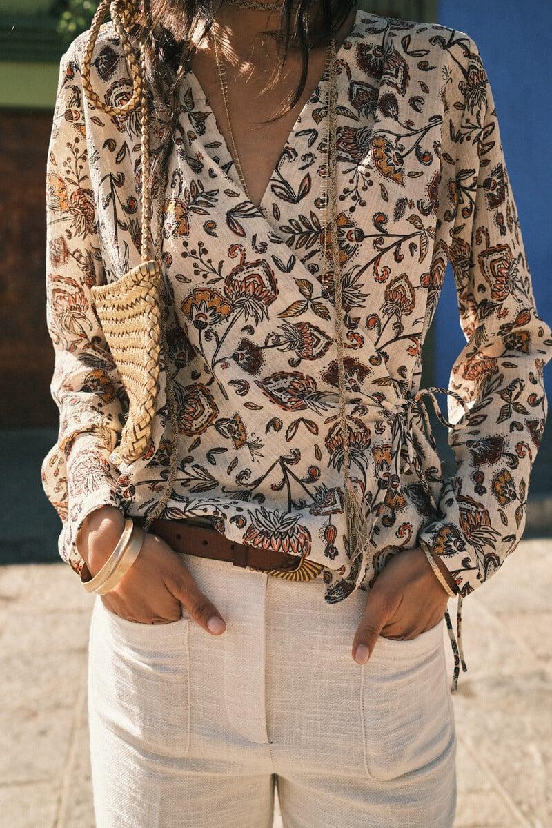 Cortefiel Adela. Top estampado