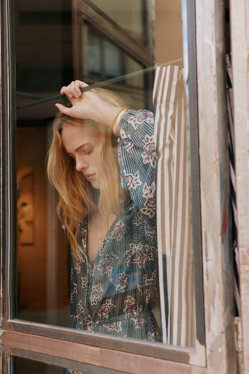 Cortefiel Alejandra. Vestido Estampado