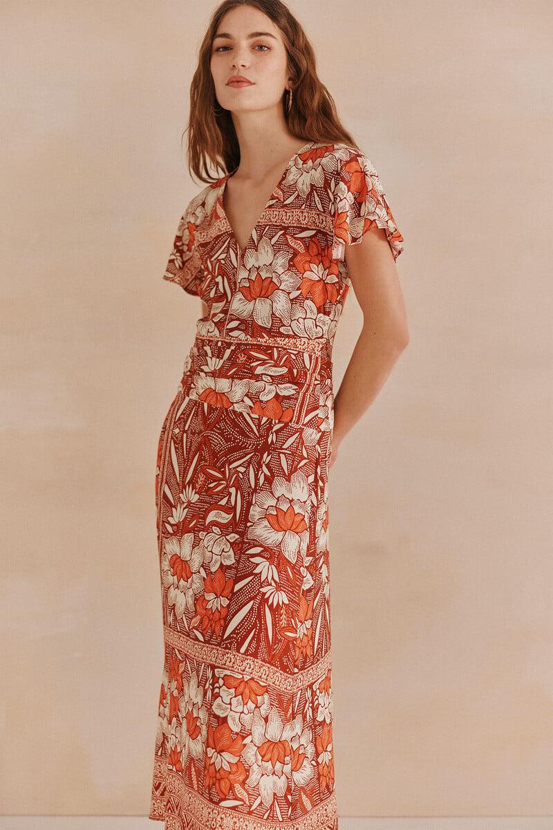 Cortefiel Alondra. Vestido Estampado