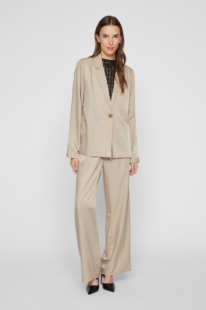 Cortefiel Americana Blazer Satinada