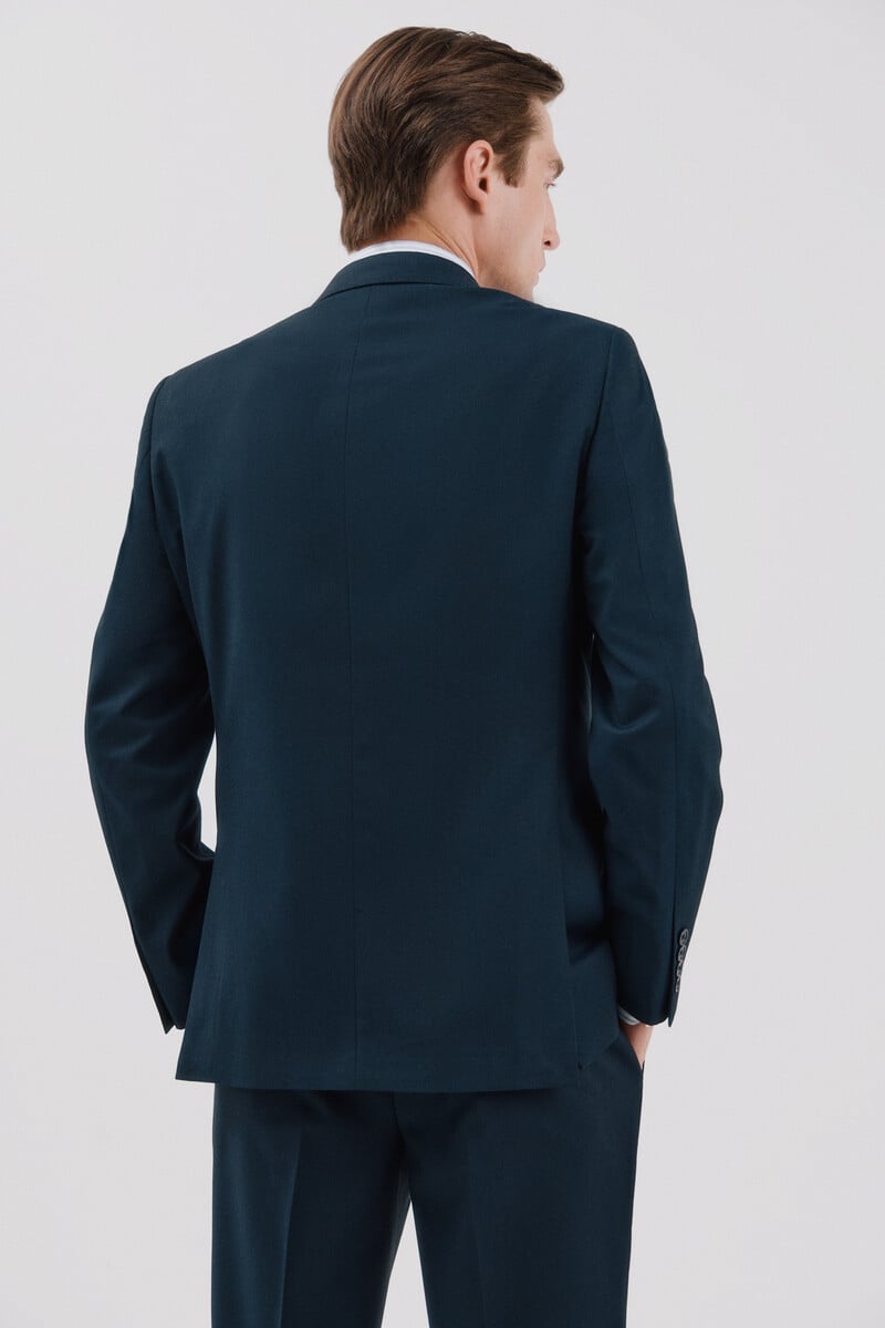 Cortefiel Americana Cuadrillé Slim Fit