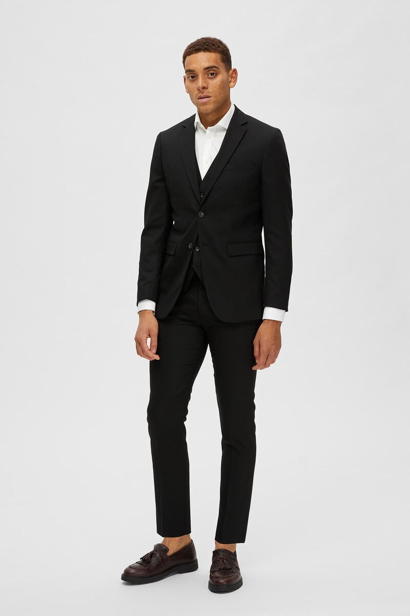 Cortefiel Americana Slim Fit Con Lana