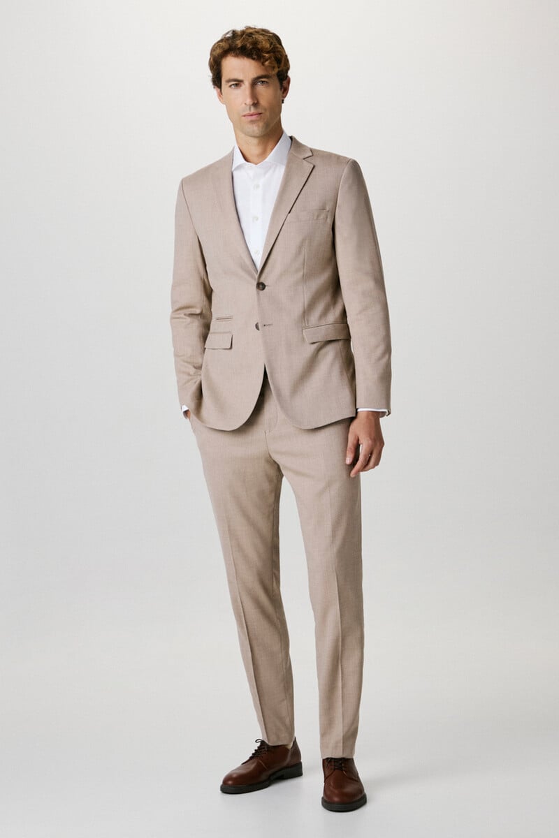 Cortefiel Americana Slim Fit Con Lana