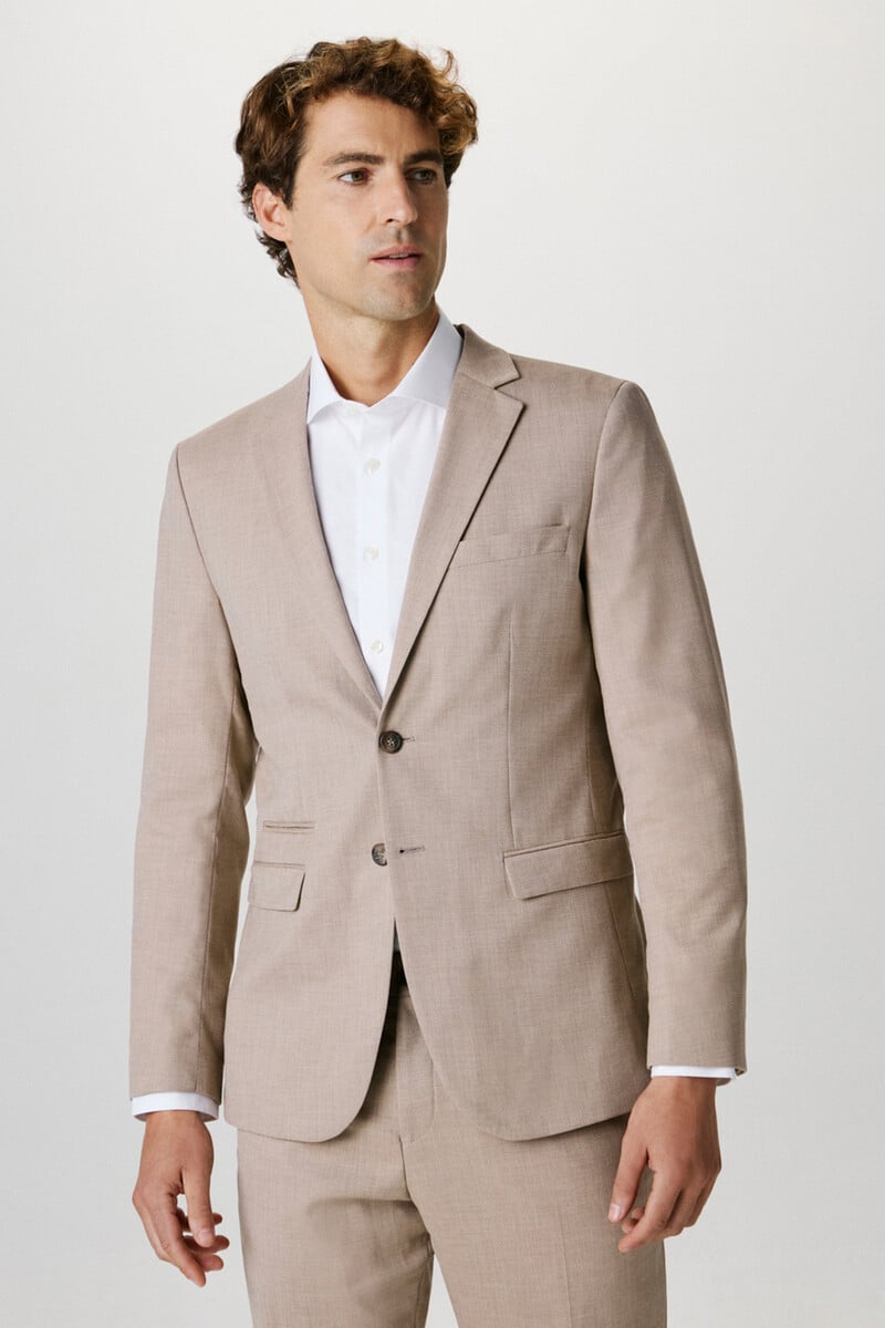 Cortefiel Americana Slim Fit con lana