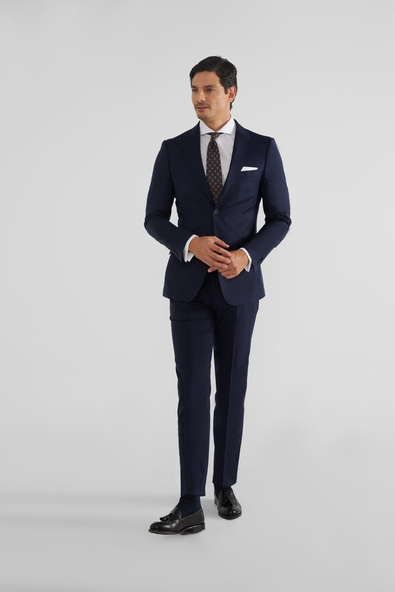 Cortefiel Americana traje natural stretch
