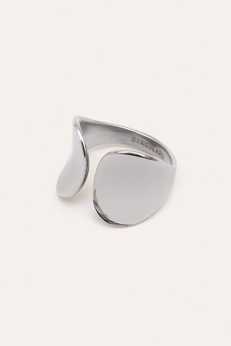 Cortefiel Anillo Honey Acero