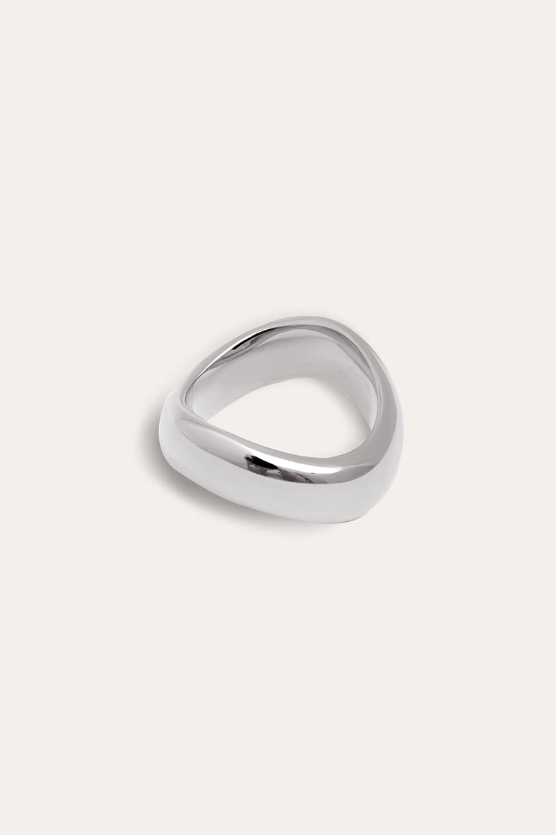 Cortefiel Anillo Tina Acero 12