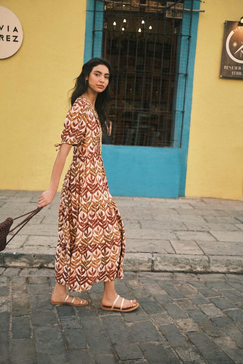 Cortefiel Artemisa. Vestido étnico