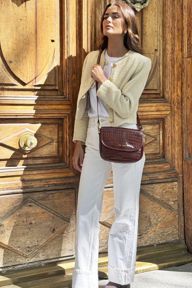 Cortefiel Bandolera claudia praline