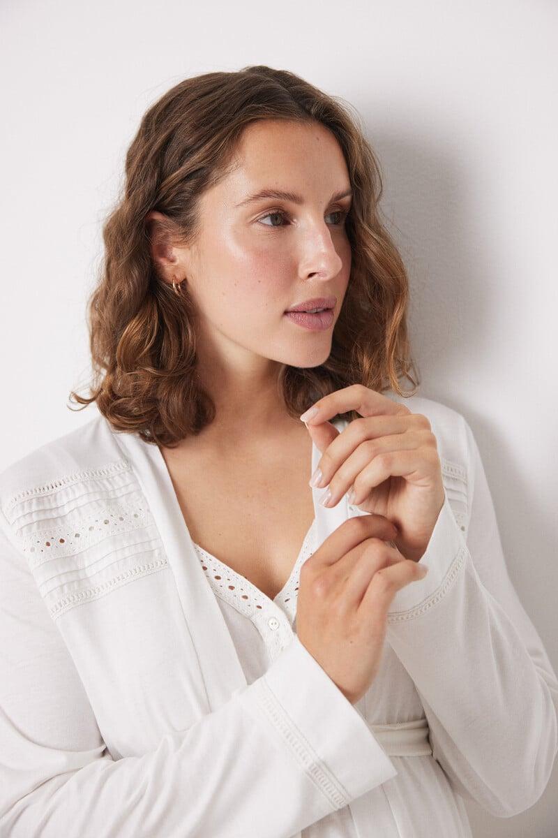 Cortefiel Bata "maternity" Midi Marfil