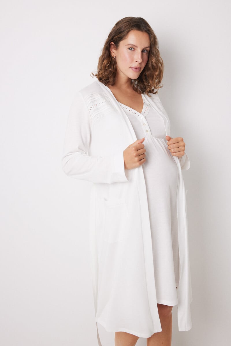 Cortefiel Bata "maternity" Midi Marfil