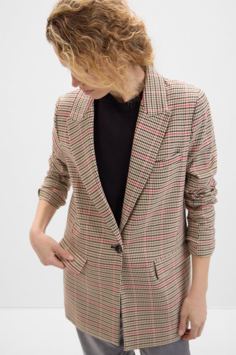 Cortefiel Blazer Cuadros