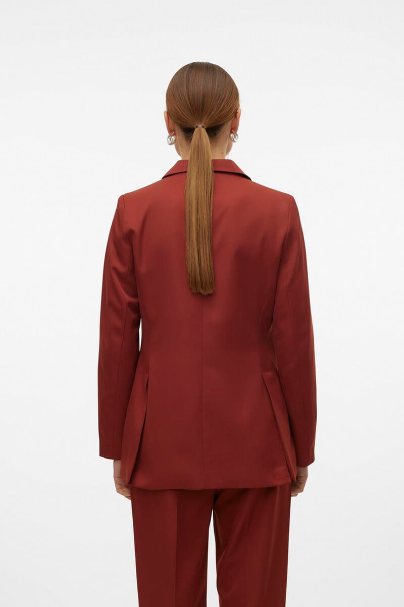 Cortefiel Blazer Larga Con Hombreras
