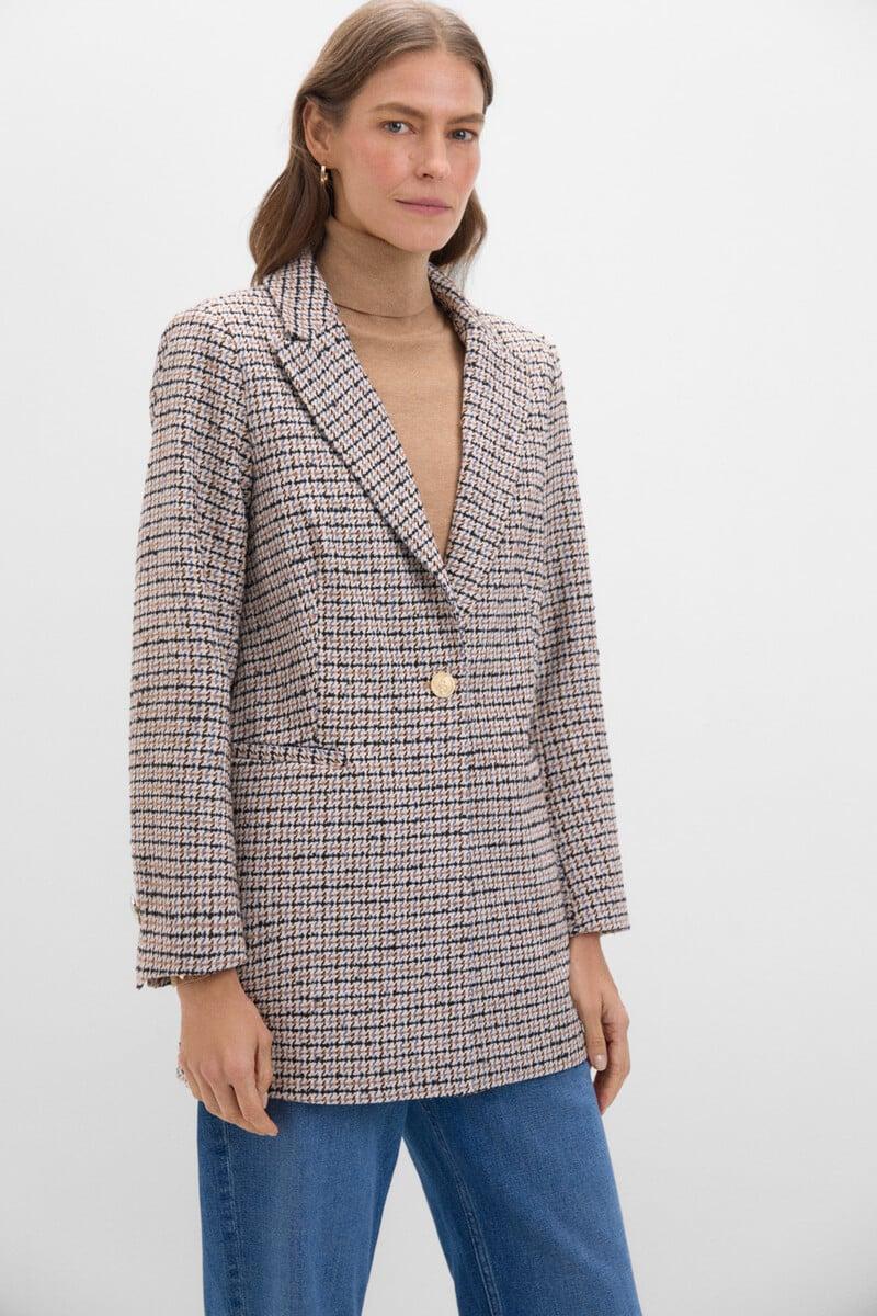 Cortefiel Blazer Levita Cuadros